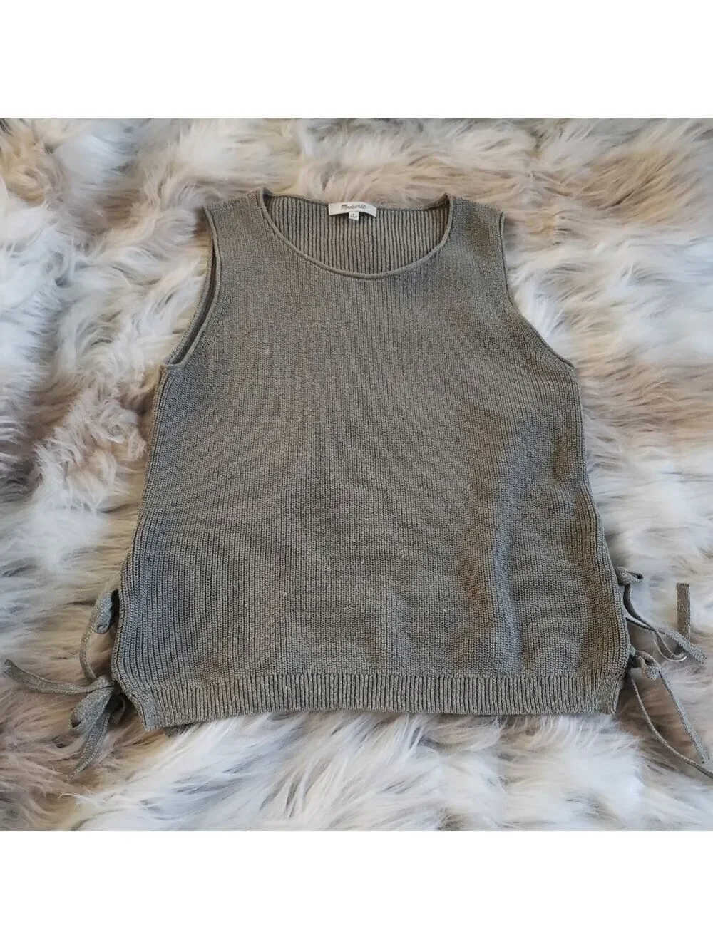 Madewell Sweater Tank Side Tie